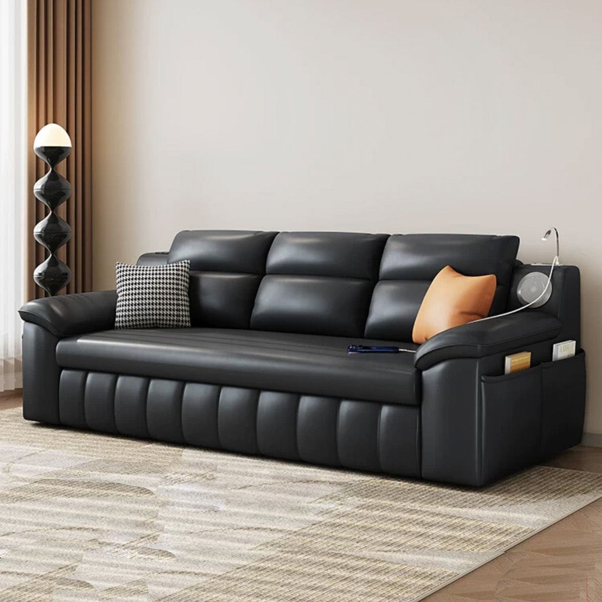 Home Atelier Gorgia Scratch Resistant Storage Sofa Bed