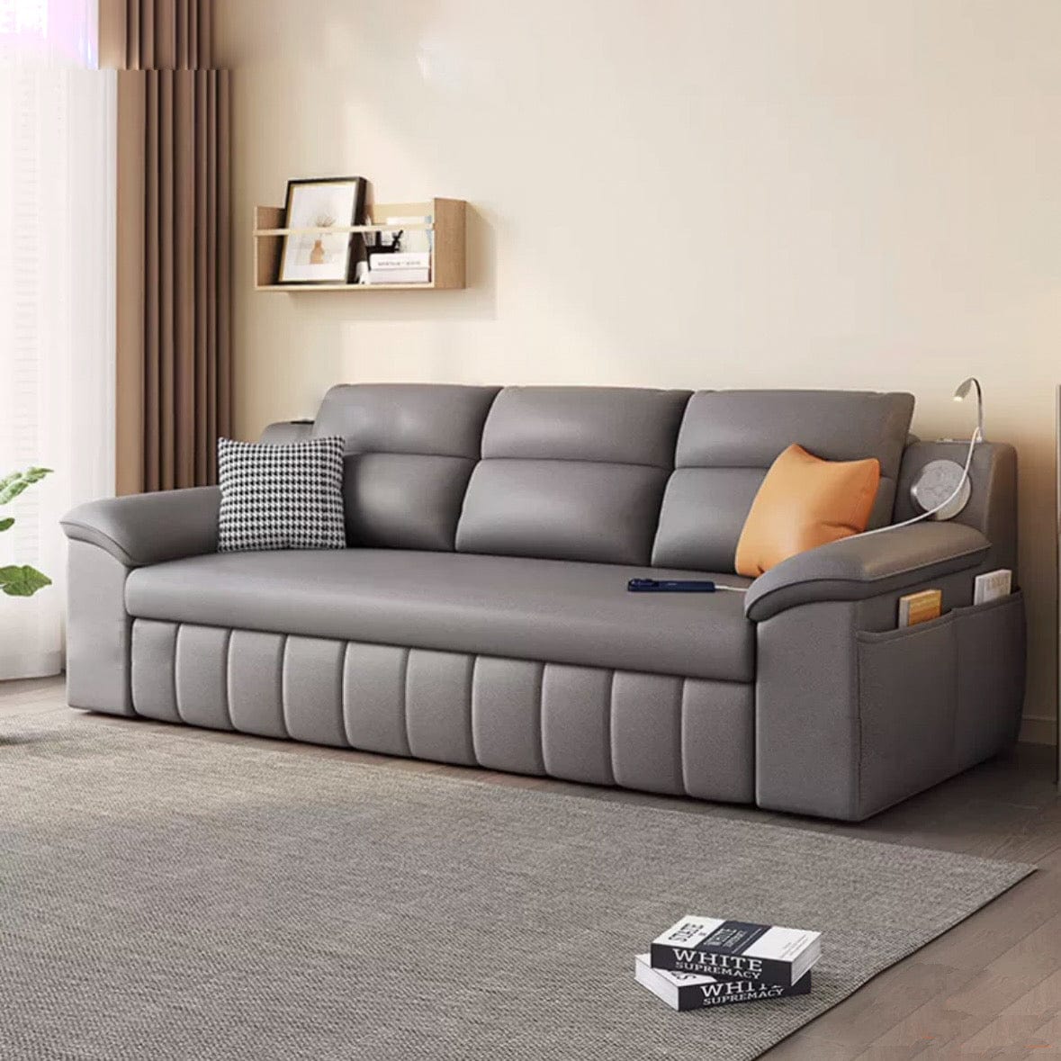 Home Atelier Gorgia Scratch Resistant Storage Sofa Bed