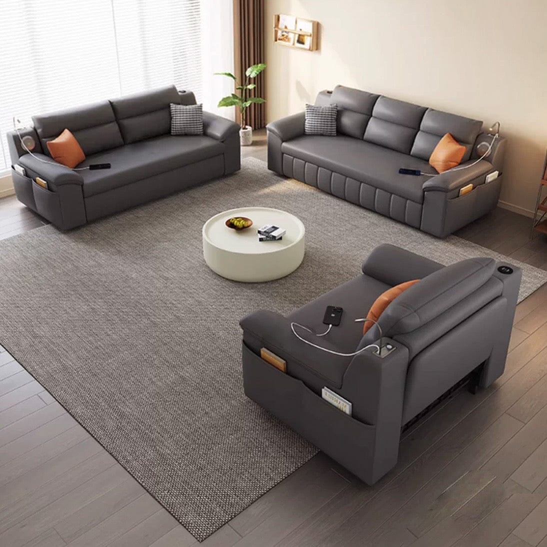 Home Atelier Gorgia Scratch Resistant Storage Sofa Bed