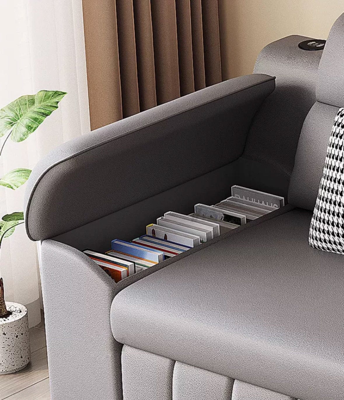 Home Atelier Gorgia Scratch Resistant Storage Sofa Bed