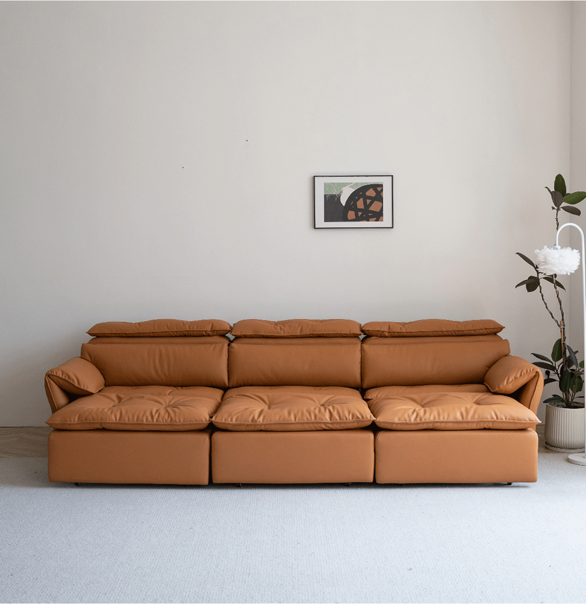 Home Atelier Greken Electric Motorized Leather Sofa Bed