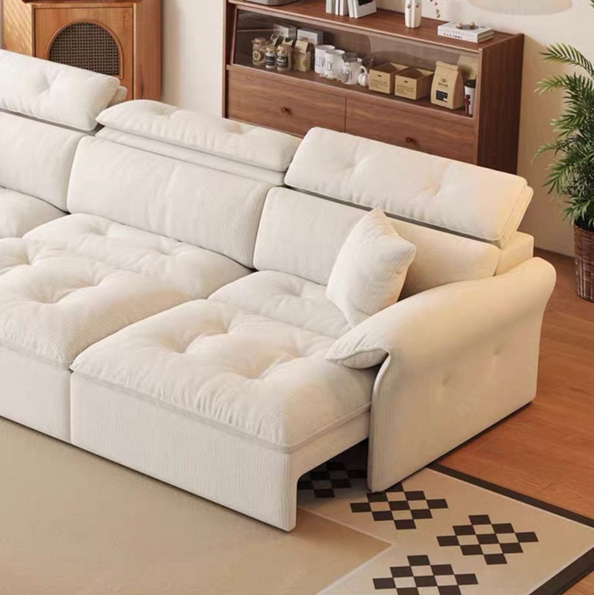 Home Atelier Greken Scratch Resistant Electric Extendable Sofa Bed