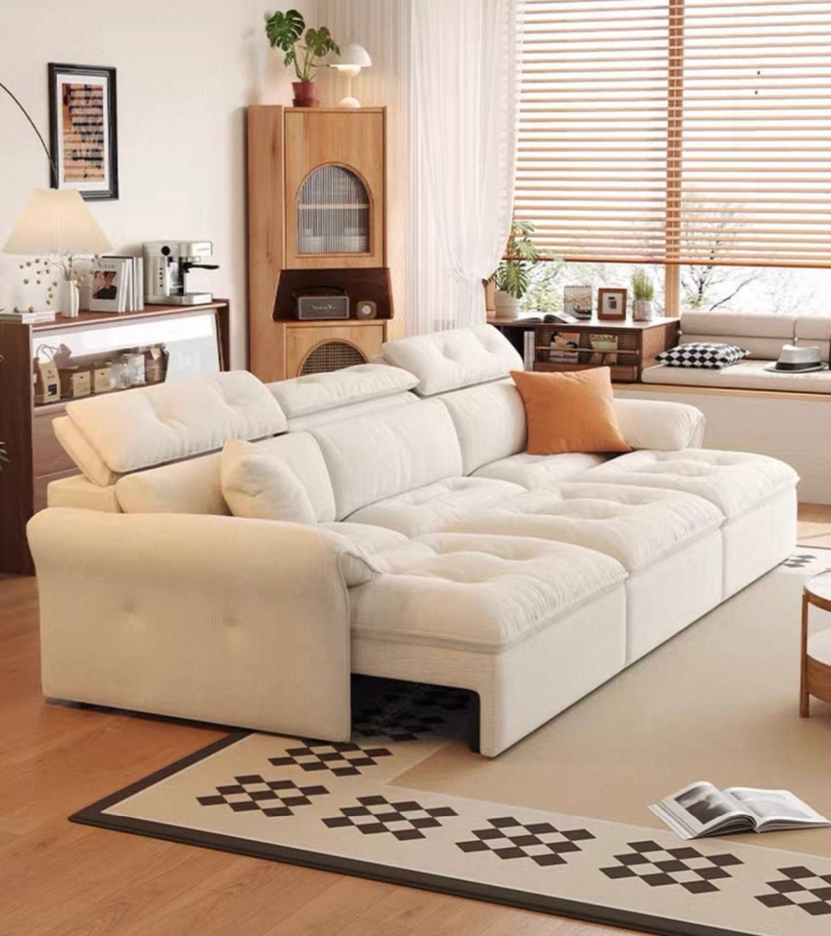 Home Atelier Greken Scratch Resistant Electric Extendable Sofa Bed