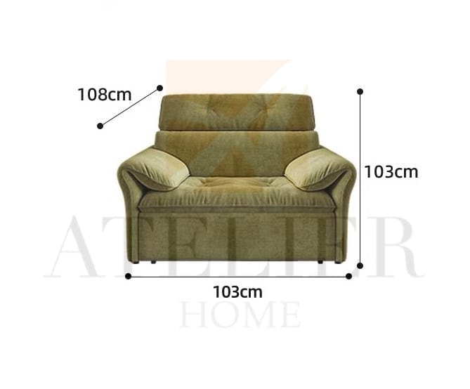 Home Atelier Greken Scratch Resistant Electric Extendable Sofa Bed