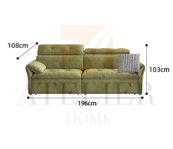 Home Atelier Greken Scratch Resistant Electric Extendable Sofa Bed
