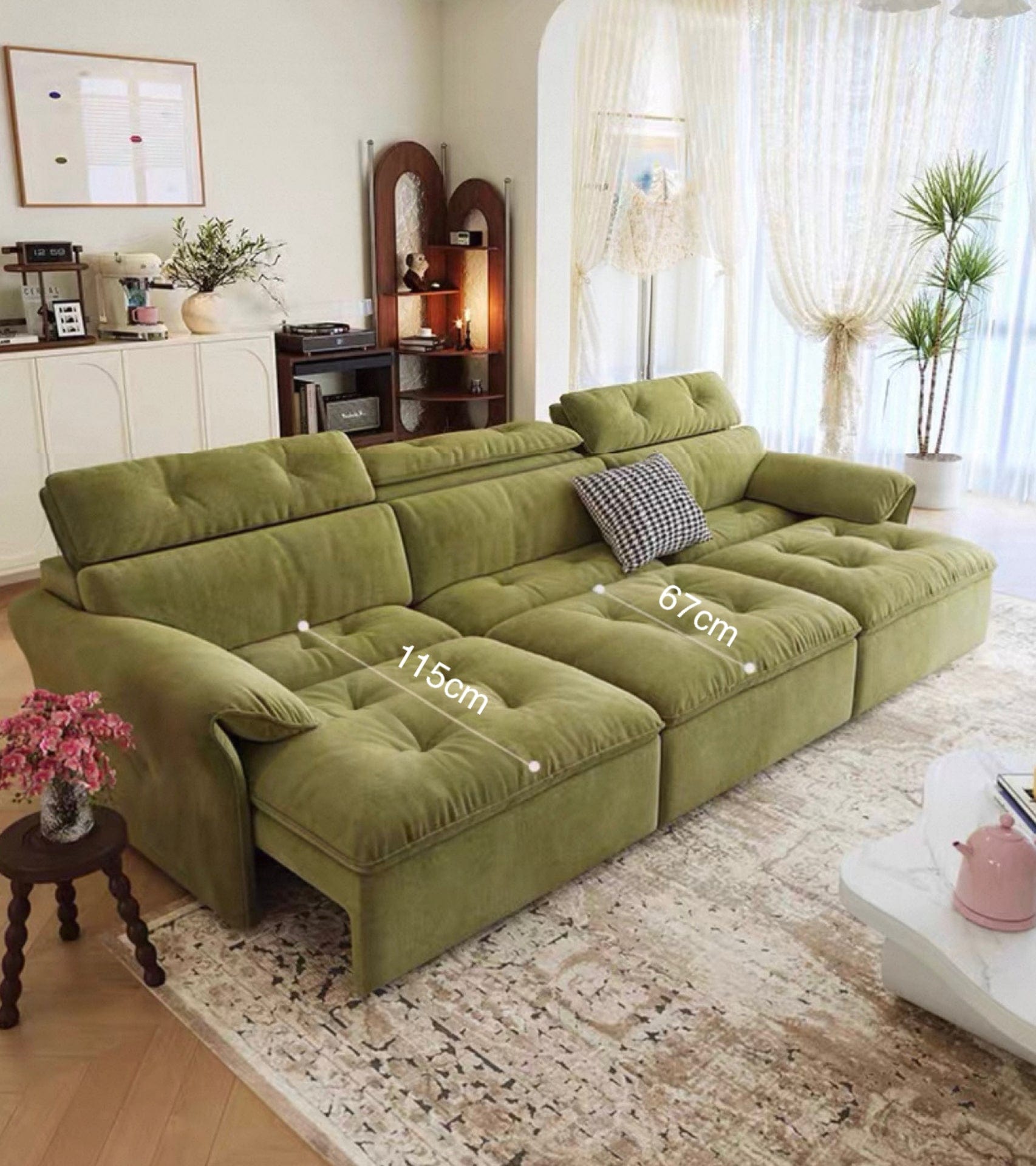 Home Atelier Greken Scratch Resistant Electric Extendable Sofa Bed