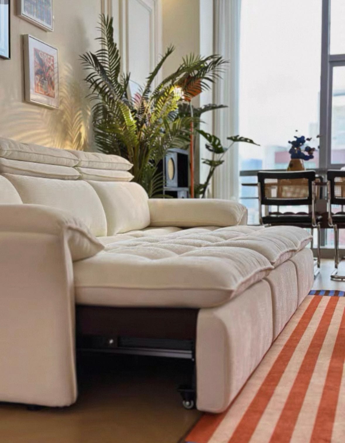 Home Atelier Greken Scratch Resistant Electric Extendable Sofa Bed