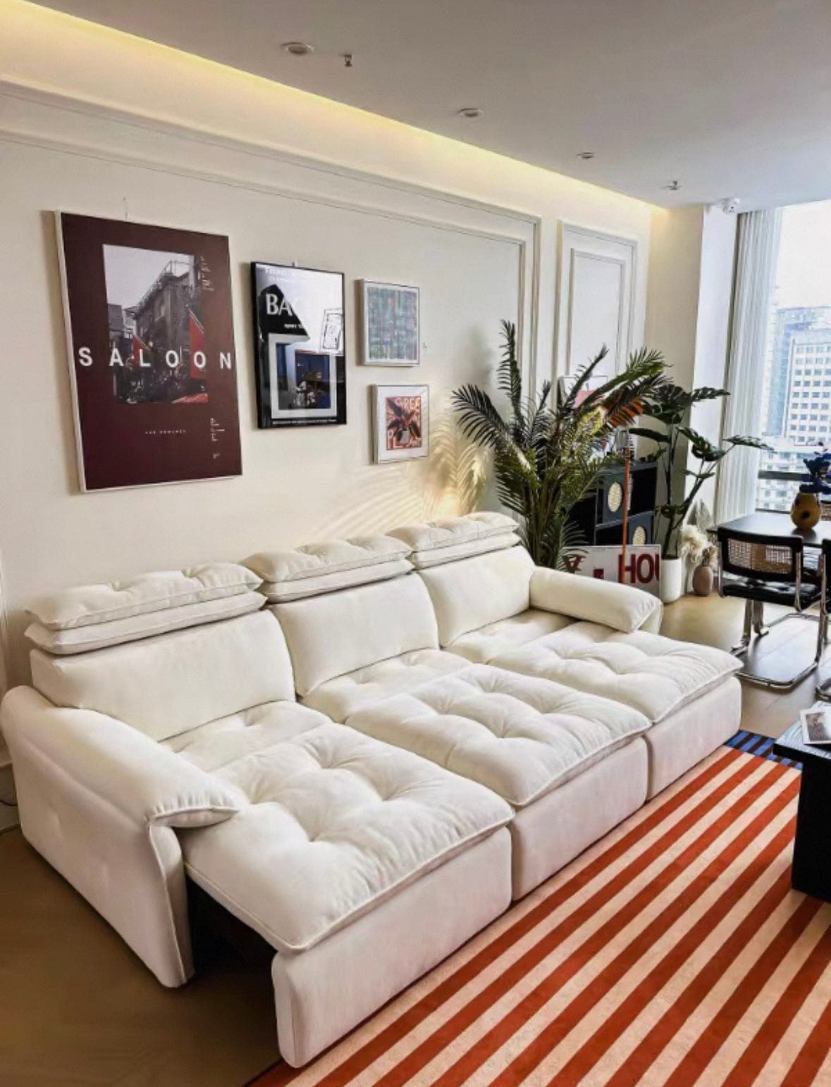 Home Atelier Greken Scratch Resistant Electric Extendable Sofa Bed