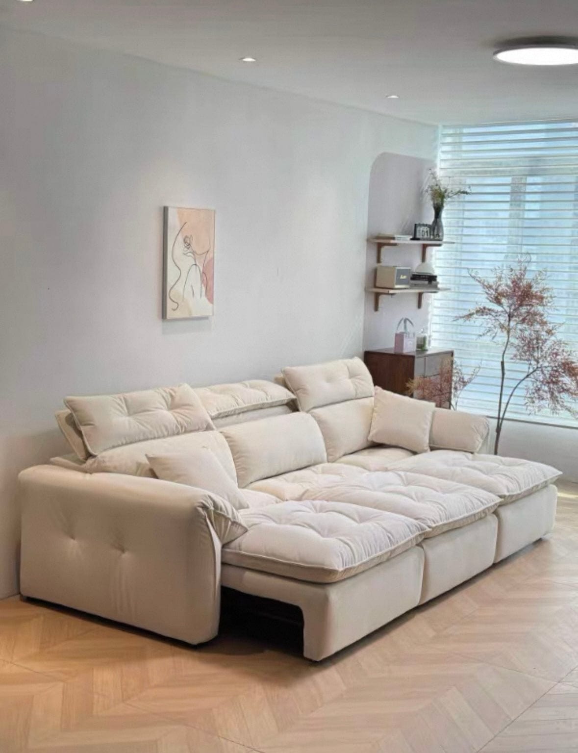 Home Atelier Greken Scratch Resistant Electric Extendable Sofa Bed