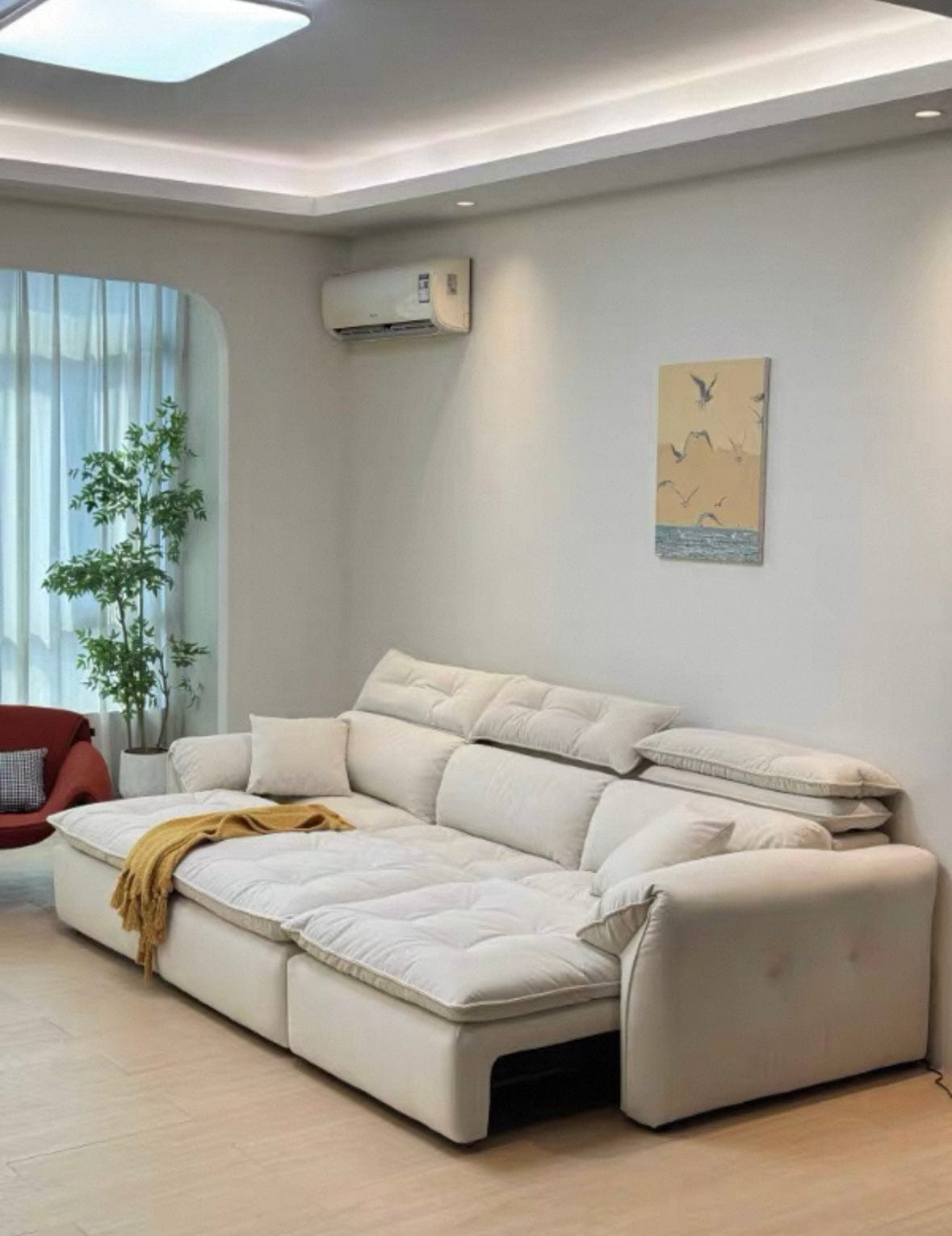 Home Atelier Greken Scratch Resistant Electric Extendable Sofa Bed