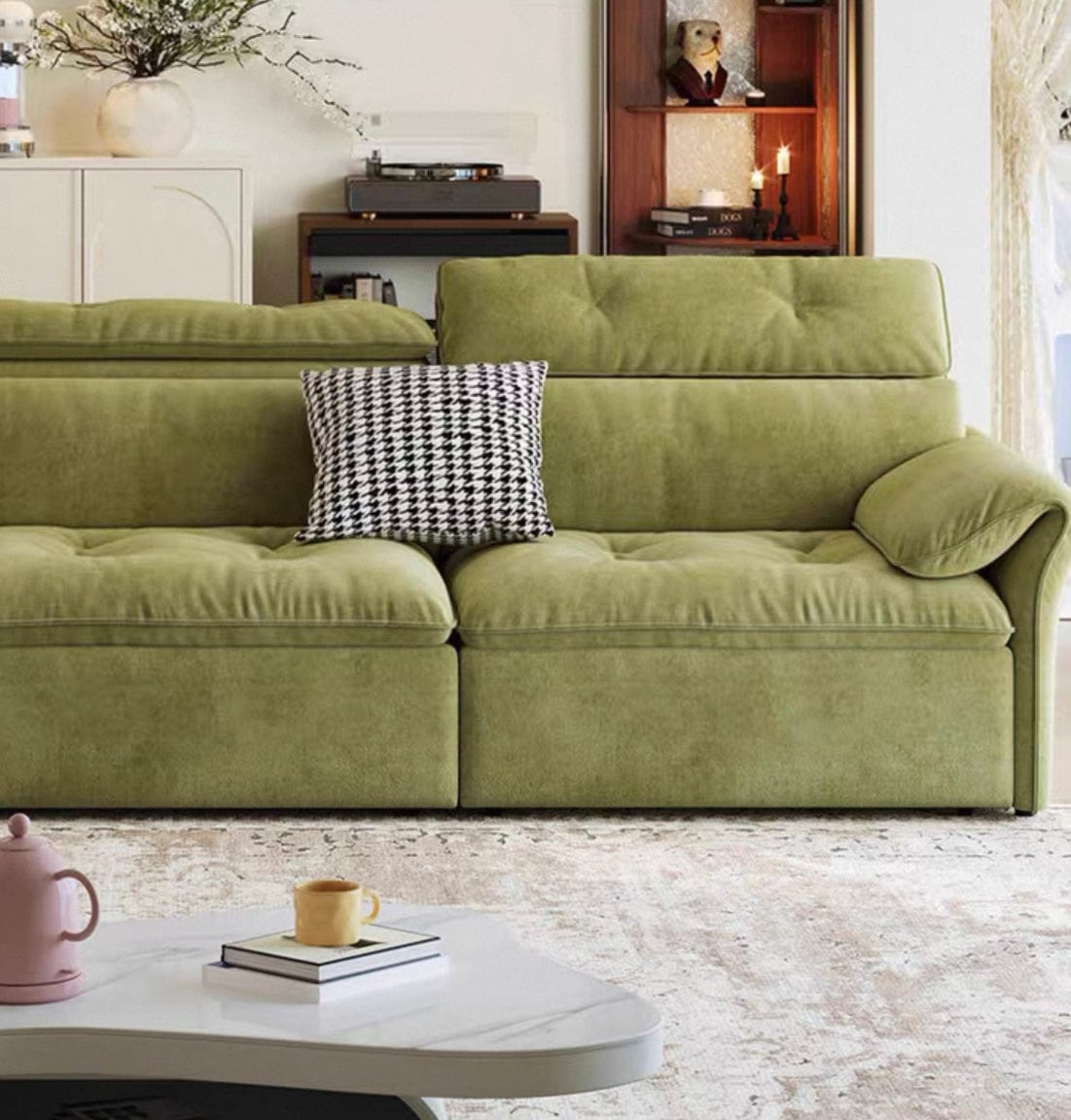 Home Atelier Greken Scratch Resistant Electric Extendable Sofa Bed