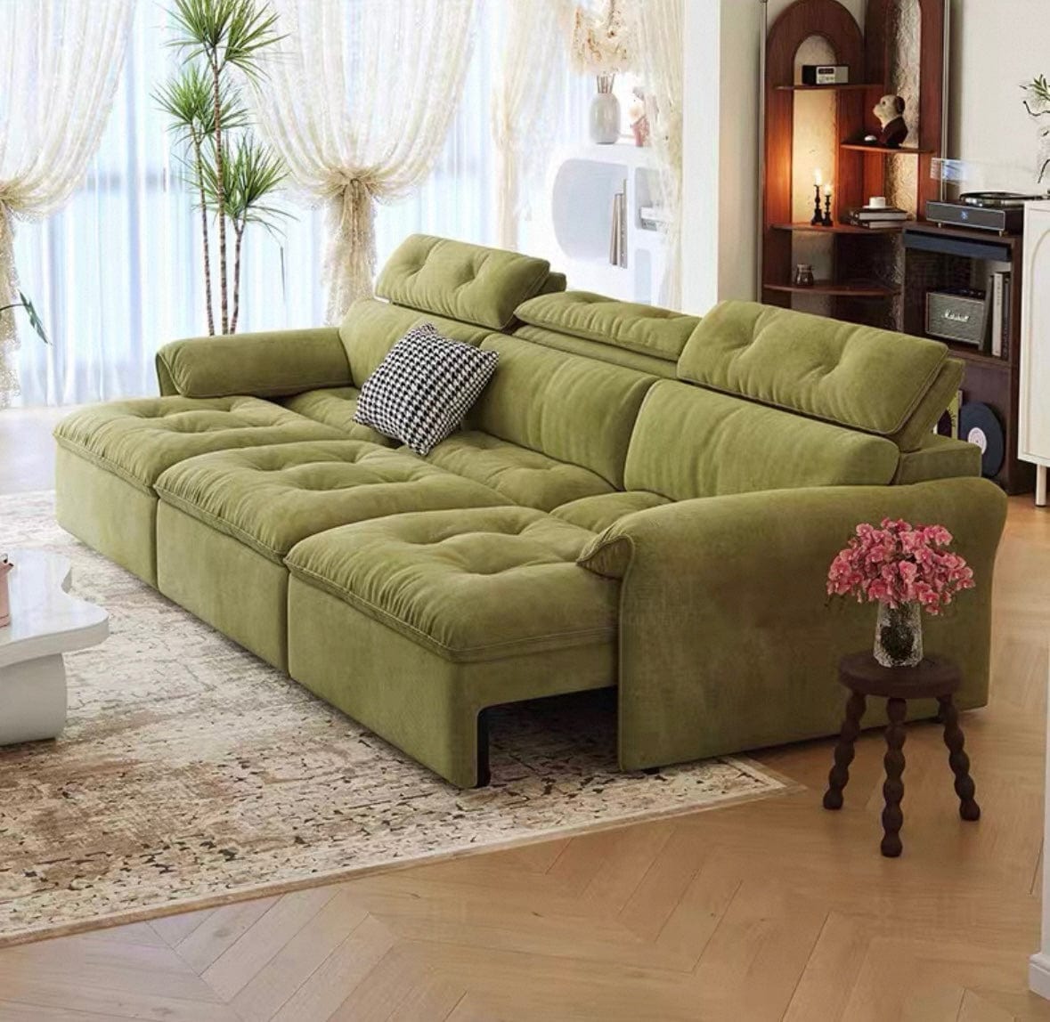 Home Atelier Greken Scratch Resistant Electric Extendable Sofa Bed