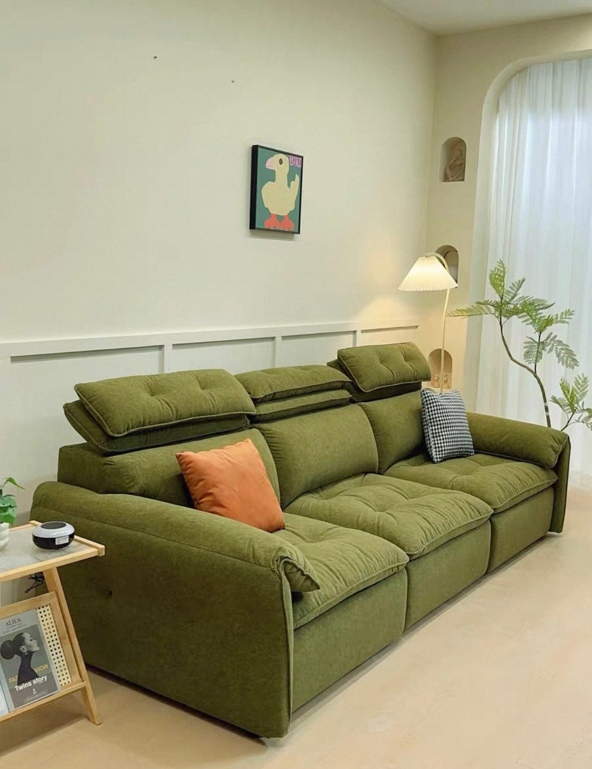 Home Atelier Greken Scratch Resistant Electric Extendable Sofa Bed