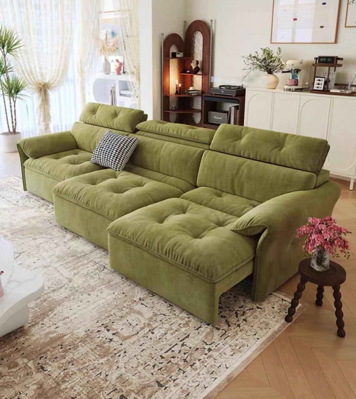 Home Atelier Greken Scratch Resistant Electric Extendable Sofa Bed