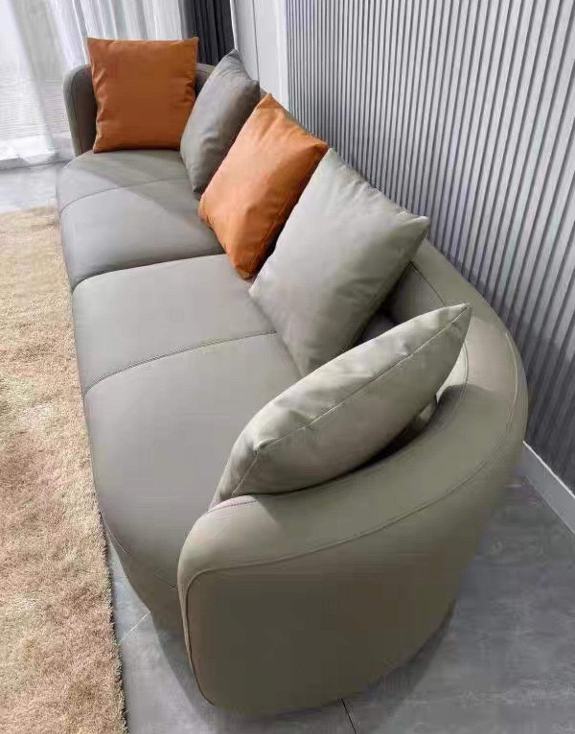 Home Atelier Gwenia Sectional Curve Chaise Sofa