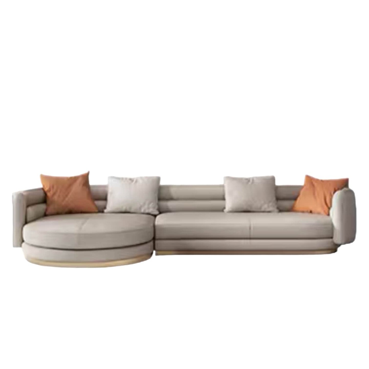 Home Atelier Gwenia Sectional Curve Chaise Sofa