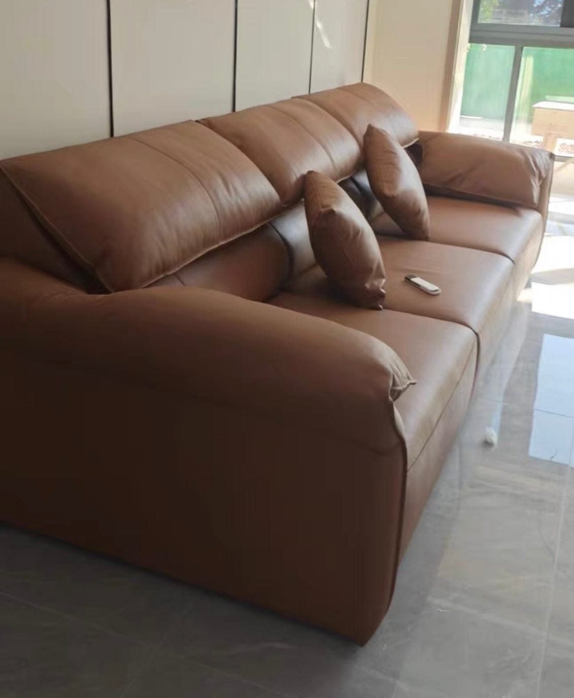 Home Atelier Handel Electric Motorized Leather Sofa Bed