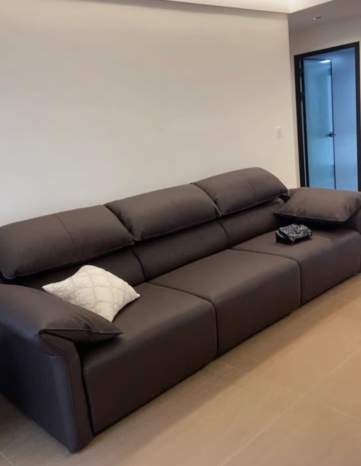 Home Atelier Handel Electric Motorized Leather Sofa Bed