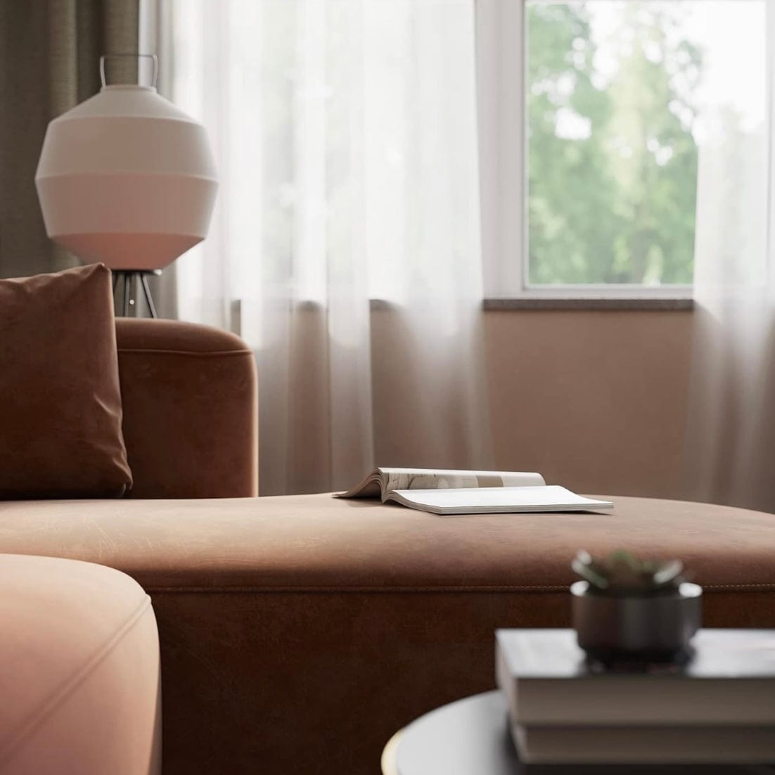 Home Atelier Harold Sectional Curve Sofa