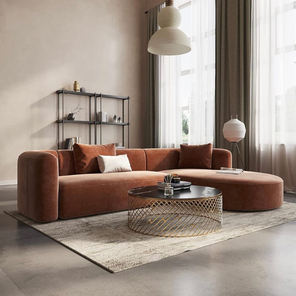 Home Atelier Harold Sectional Curve Sofa
