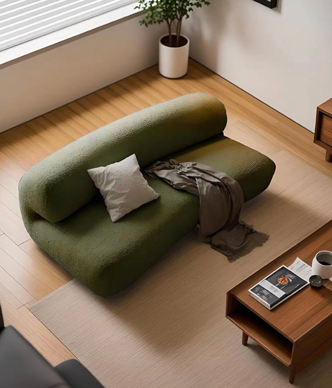 Home Atelier Helios Performance Boucle Curve Sofa