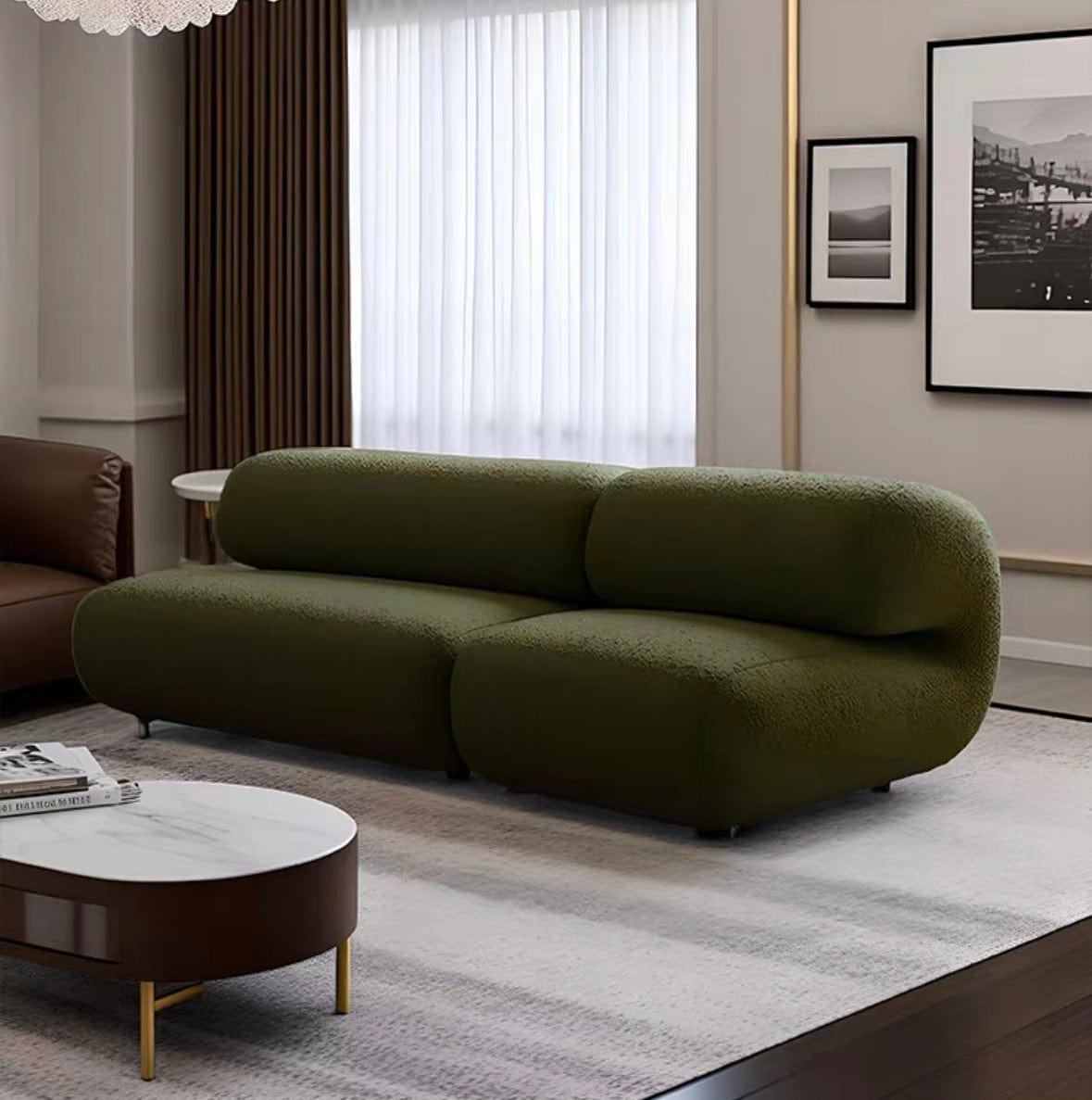 Home Atelier Helios Performance Boucle Curve Sofa