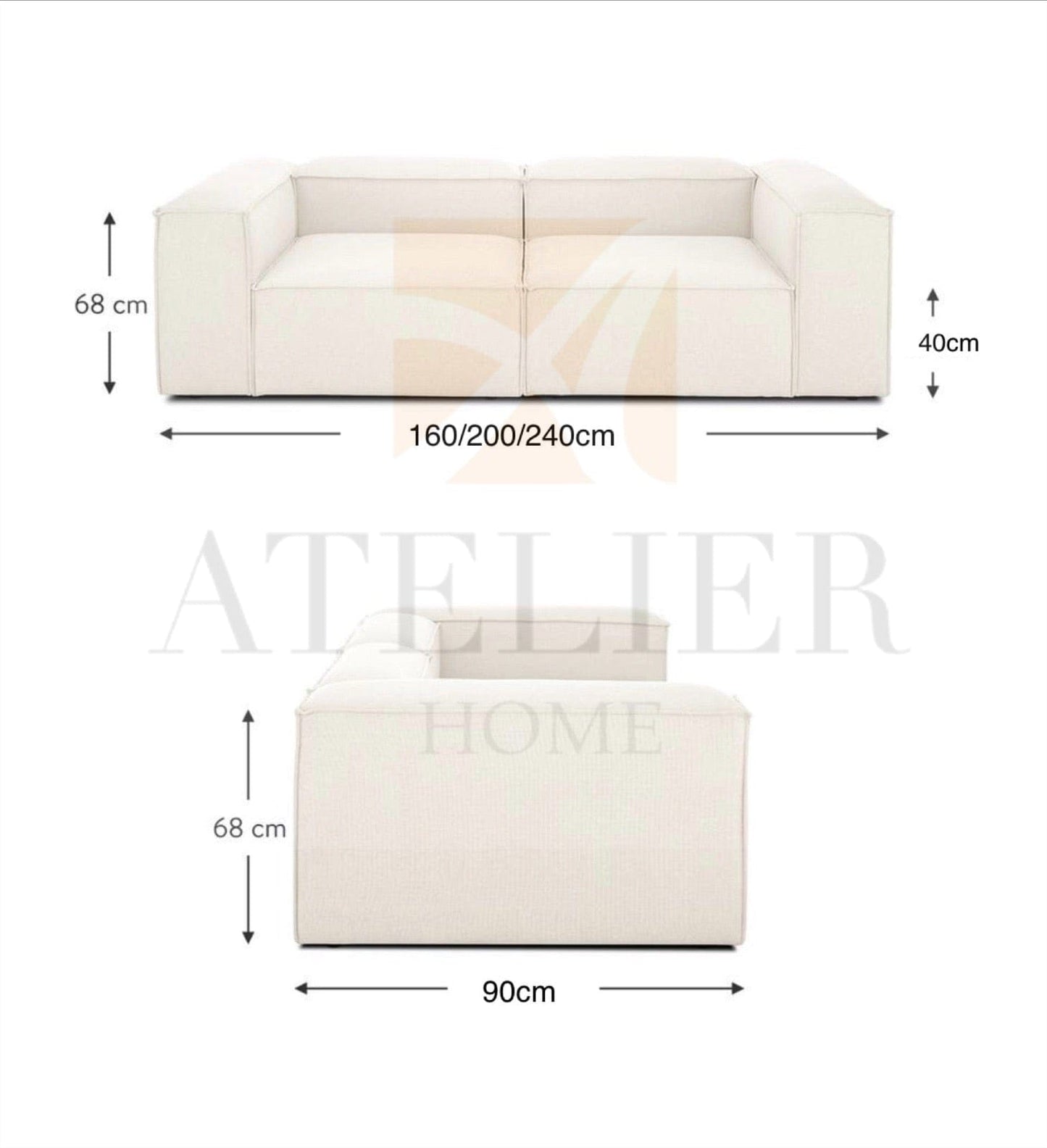 Home Atelier Herald Scratch Resistant Sofa