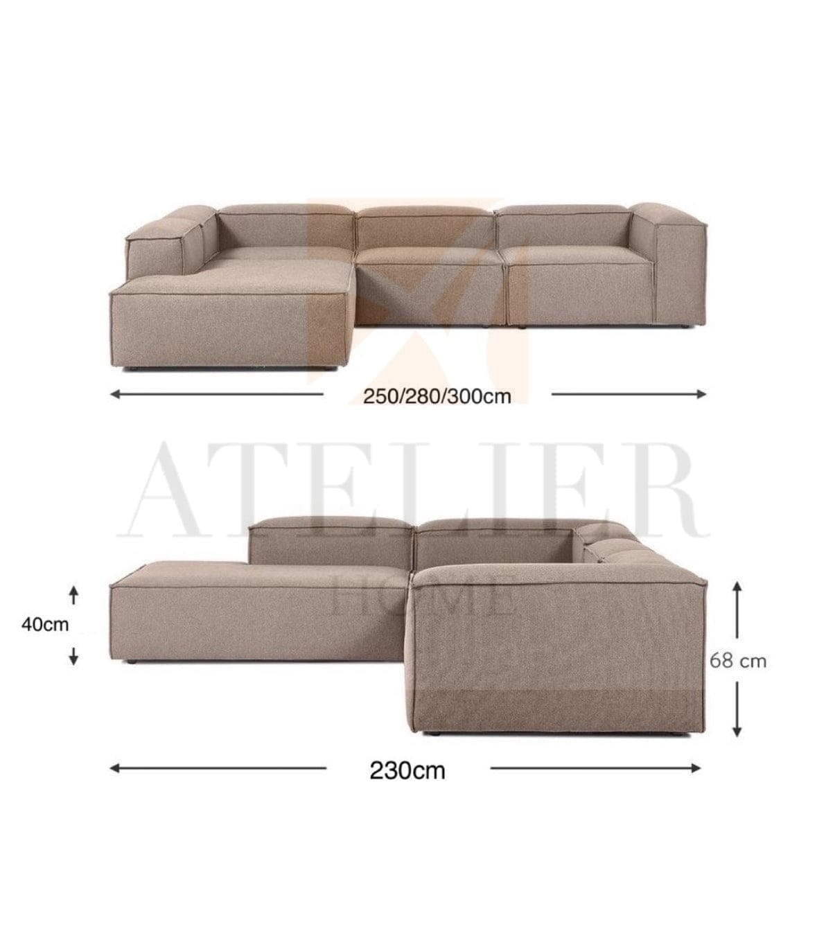 Home Atelier Herald Sectional Sofa