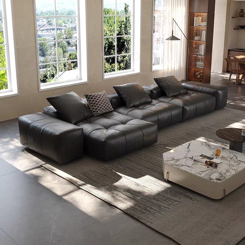 Home Atelier Hillford Scratch Resistant Leather Sofa