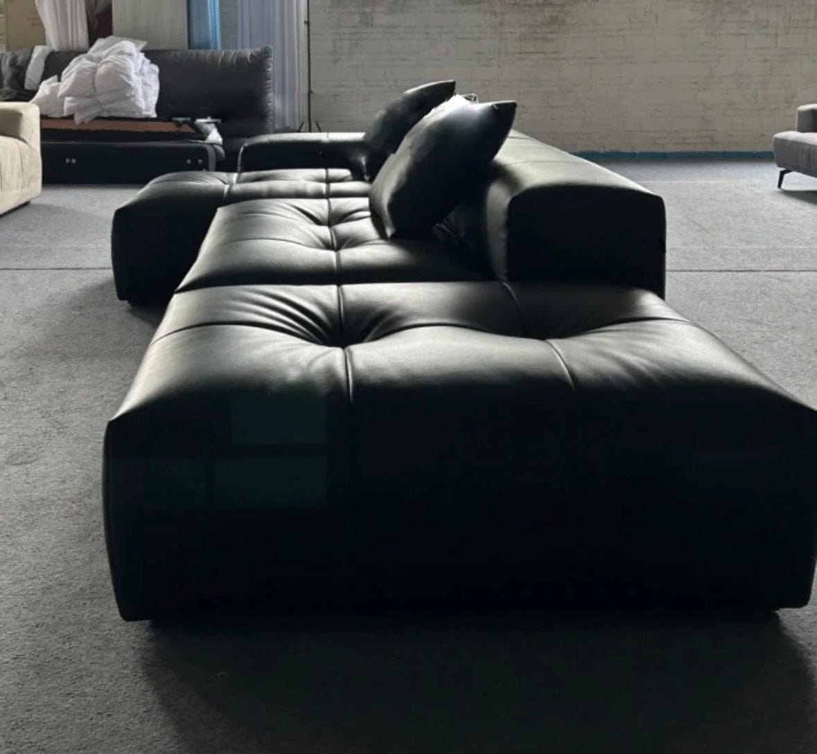 Home Atelier Hillford Scratch Resistant Leather Sofa
