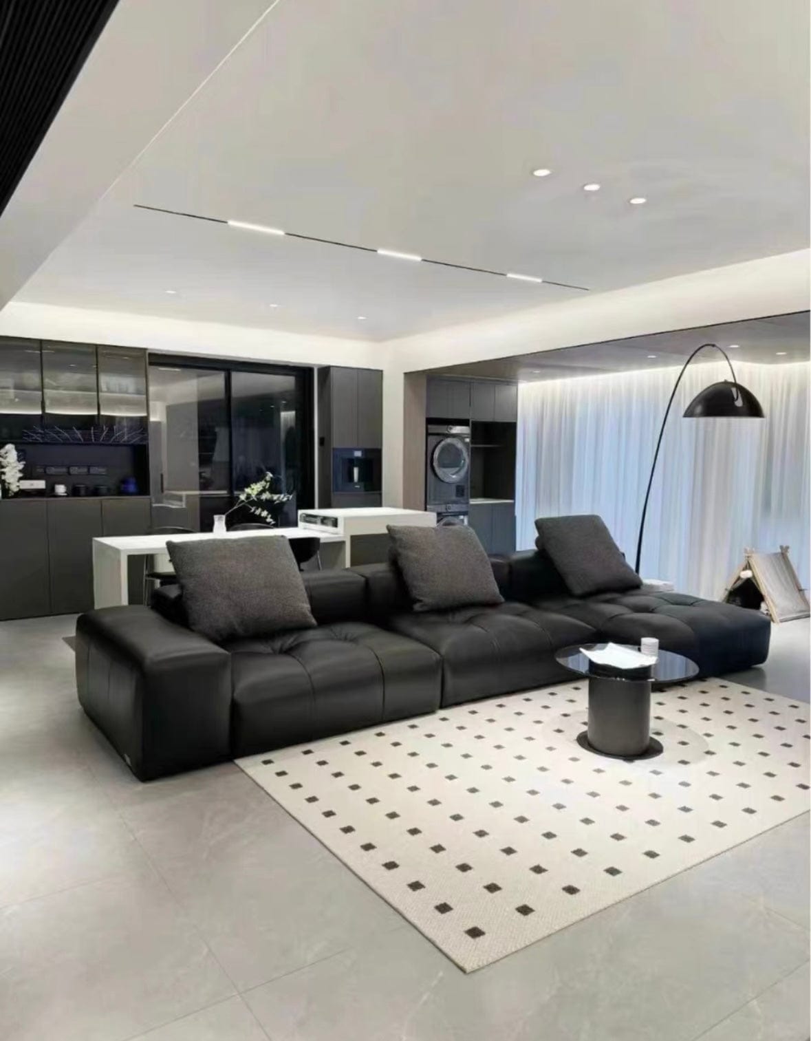 Home Atelier Hillford Scratch Resistant Leather Sofa