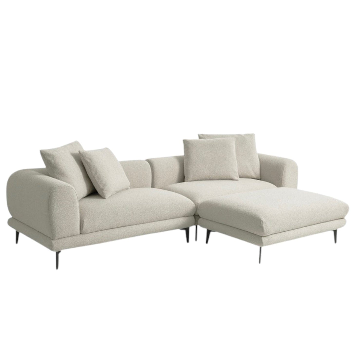 Home Atelier Howard Performance Boucle Sectional Sofa