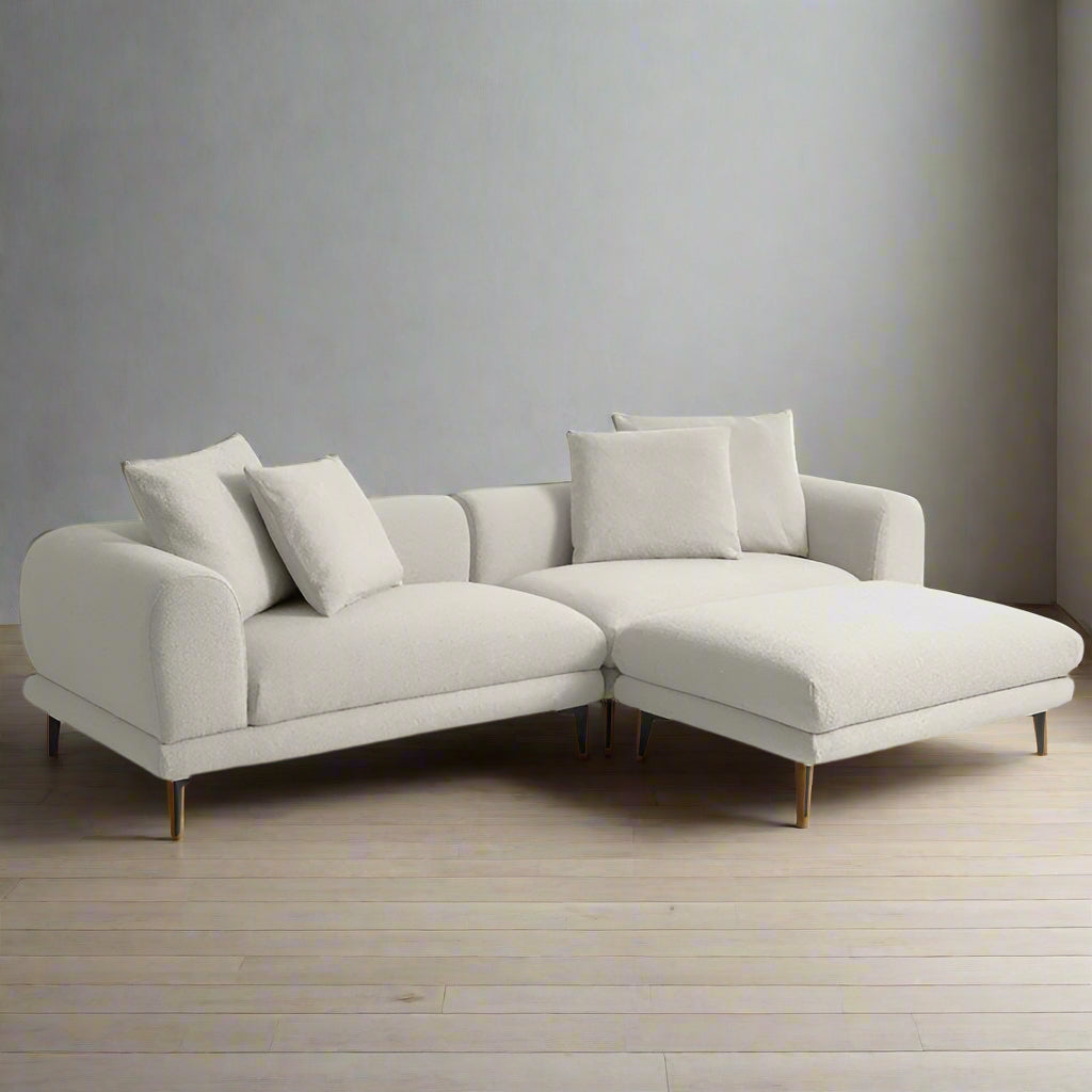 Home Atelier Howard Performance Boucle Sectional Sofa