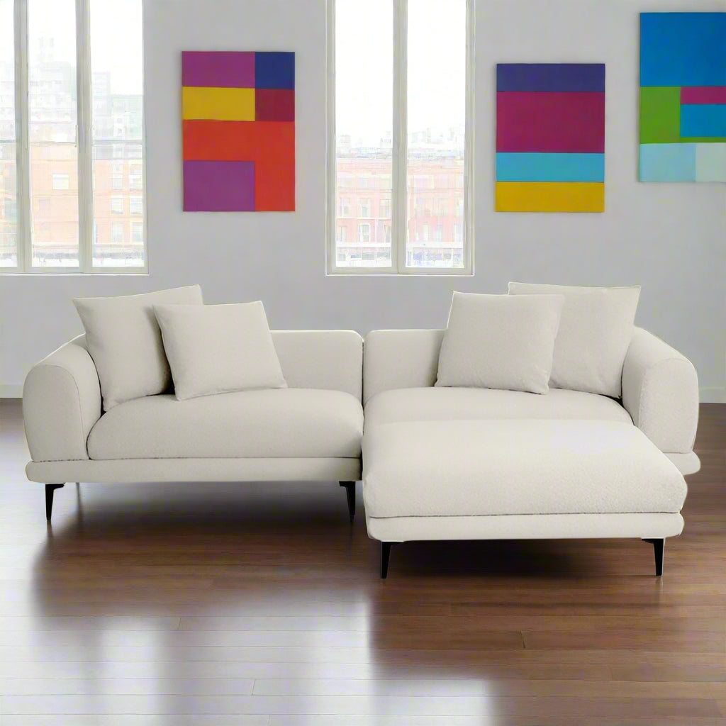 Home Atelier Howard Performance Boucle Sectional Sofa