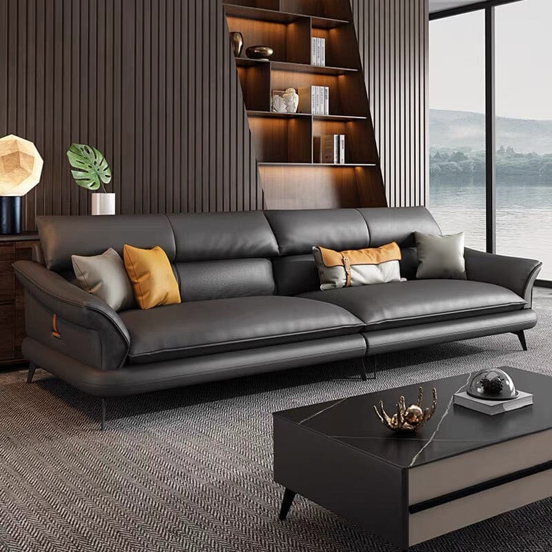 Home Atelier Hugh Genuine Cowhide Leather Sofa