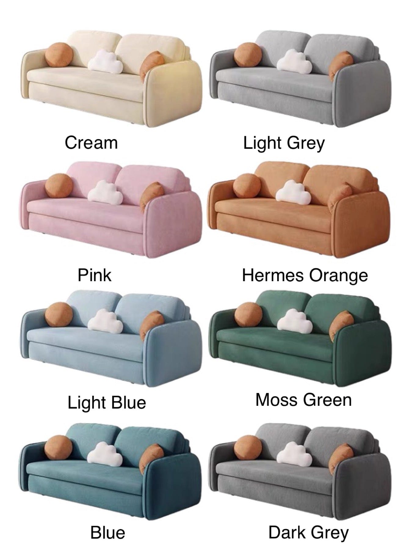Home Atelier Jamier Scratch Resistant Storage Sofa Bed