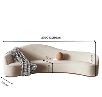 Home Atelier Jann Curve Sofa