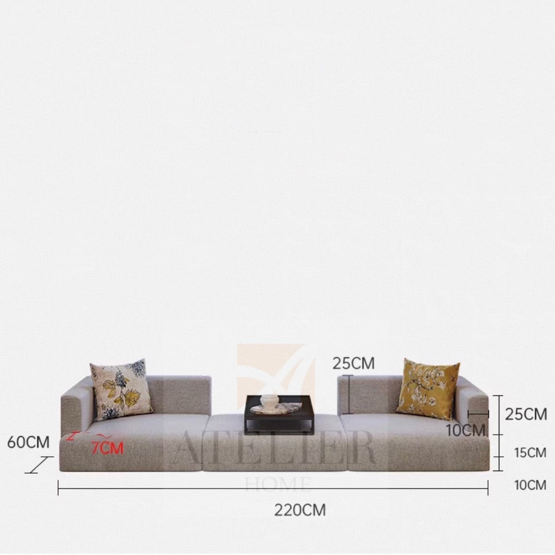 Home Atelier Jared Customise Bay Window Sofa