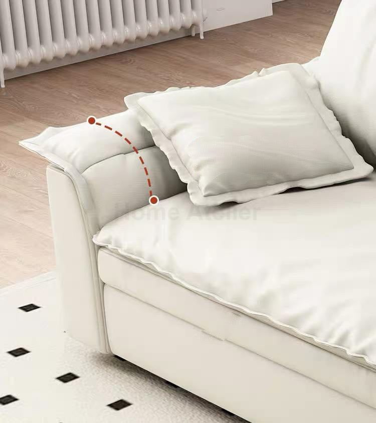 Home Atelier Jaron Scratch Resistant Foldable Sofa Bed with Mattress