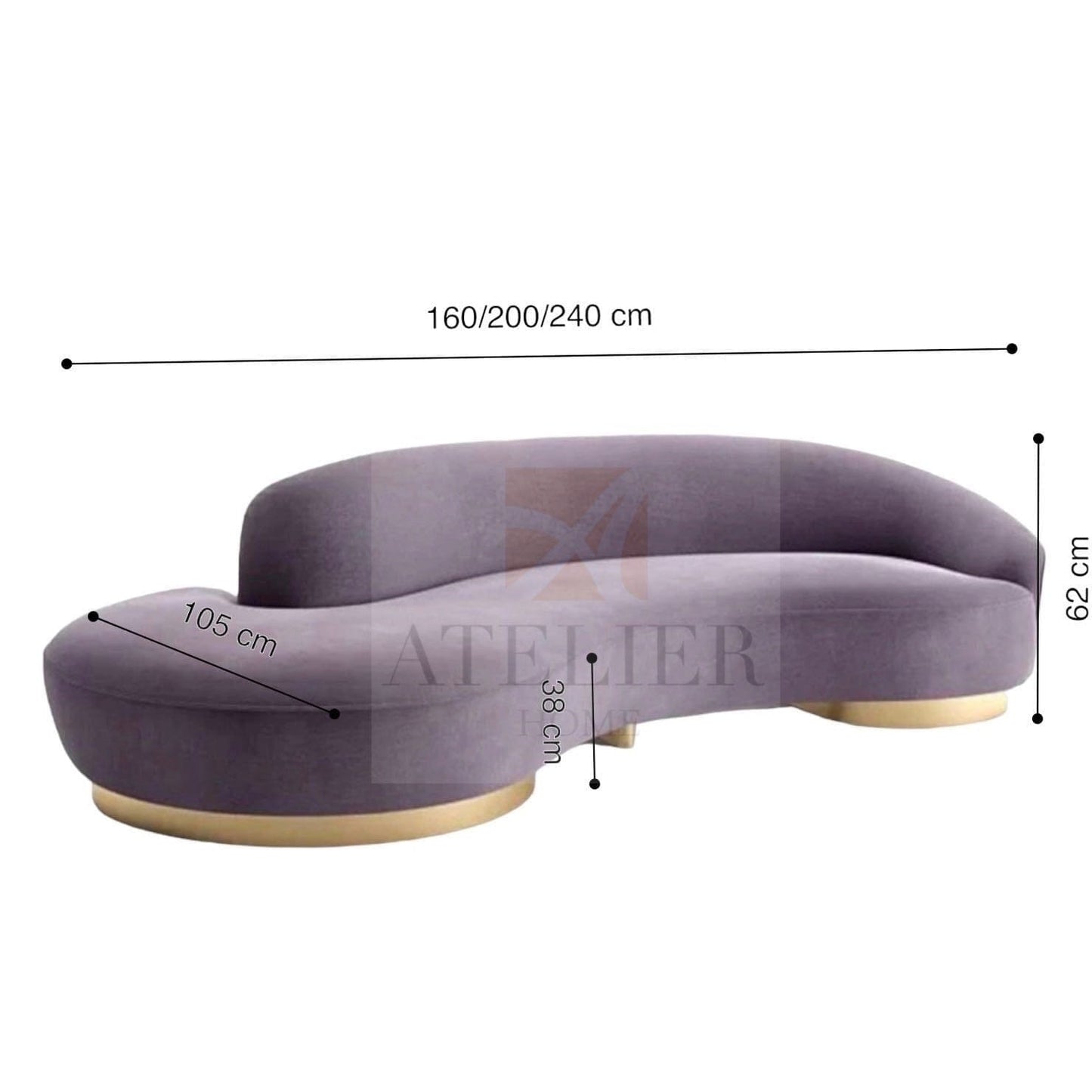 Home Atelier Javier Curve Sofa