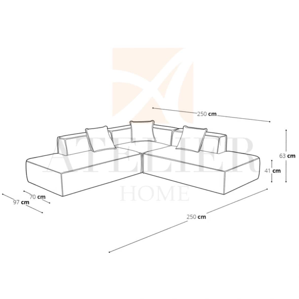 Home Atelier Jerome Sectional Sofa