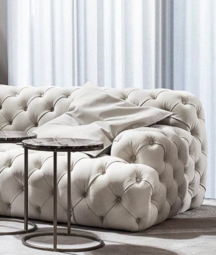 Home Atelier Jill Scratch Resistant Tufted Chesterfield Sofa