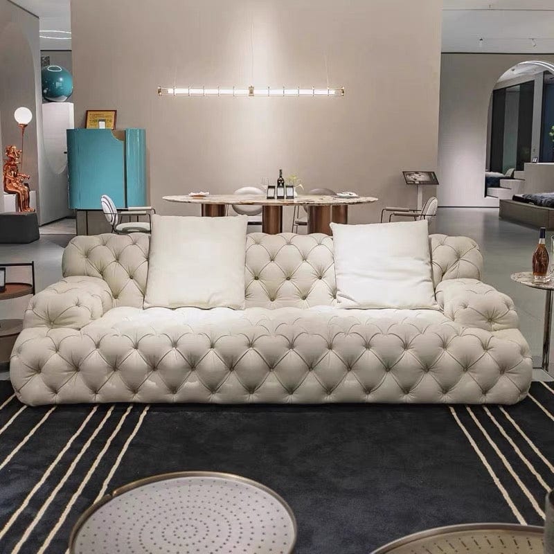Home Atelier Jill Scratch Resistant Tufted Chesterfield Sofa