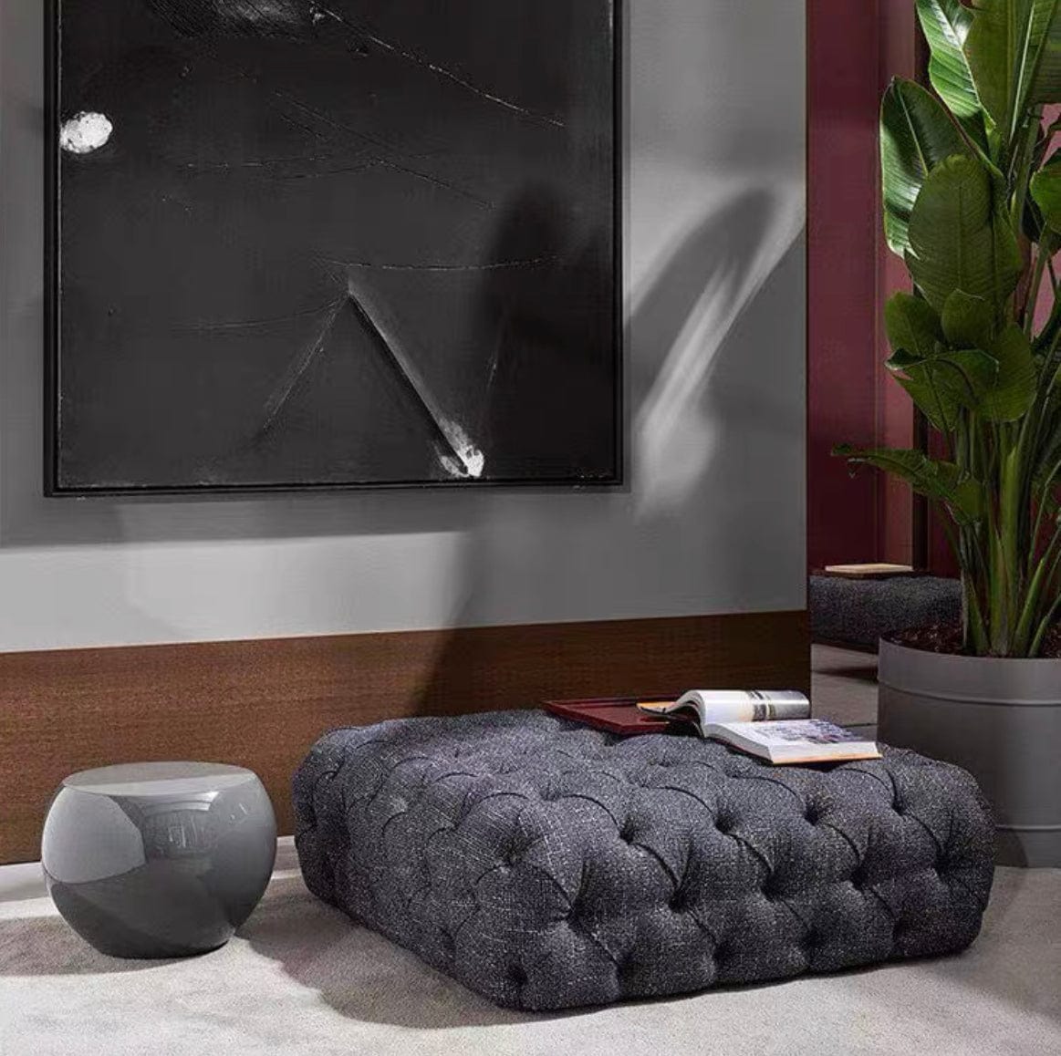Home Atelier Jill Tufted Chesterfield Sofa