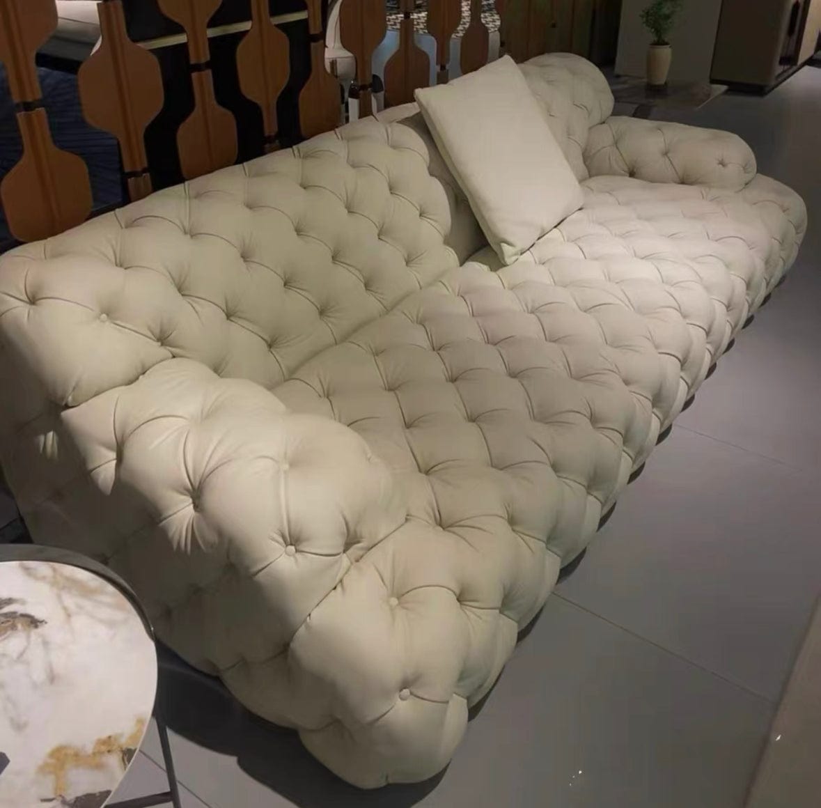 Home Atelier Jill Tufted Chesterfield Sofa