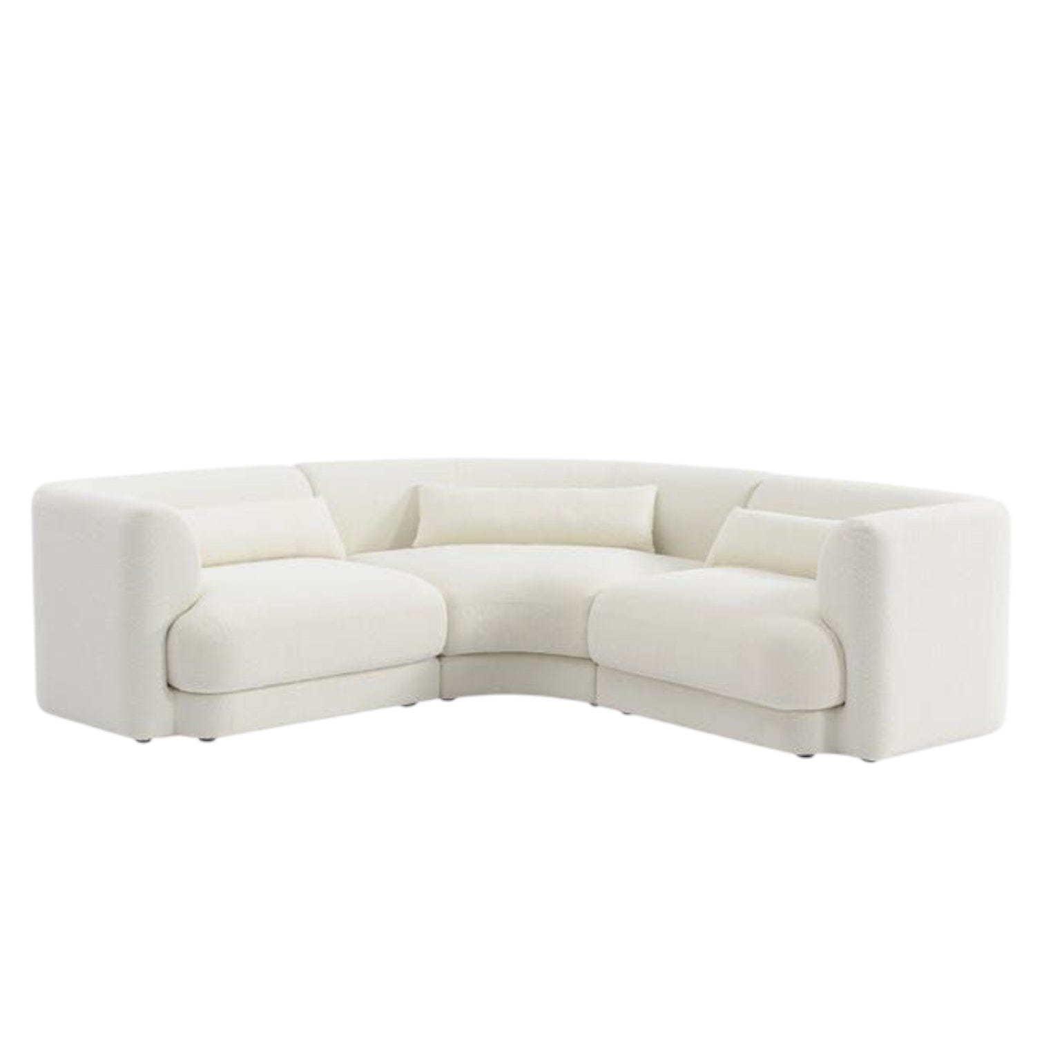 Home Atelier Jim Boucle Curve Sofa