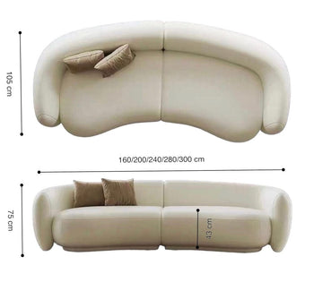 Home Atelier Jino Sectional Curve Sofa