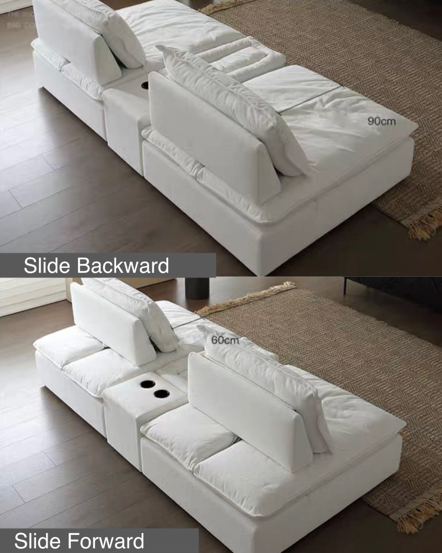 Home Atelier Joan Boucle Slider Sofa