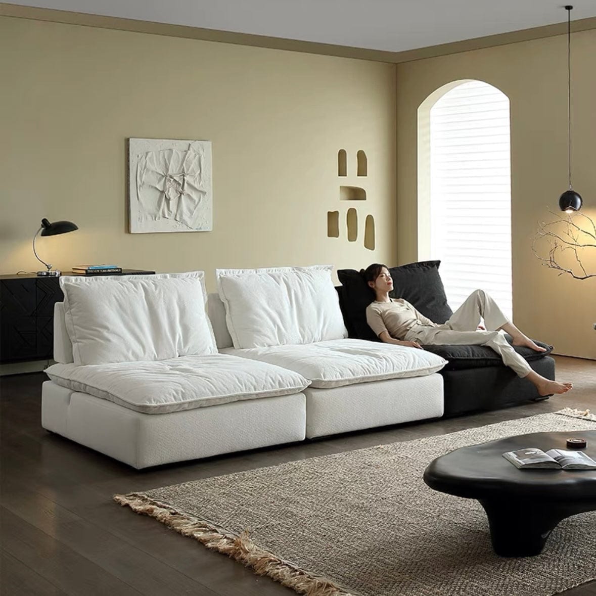 Home Atelier Joan Boucle Slider Sofa