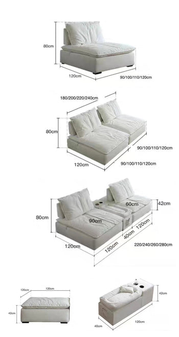 Home Atelier Joan Boucle Slider Sofa